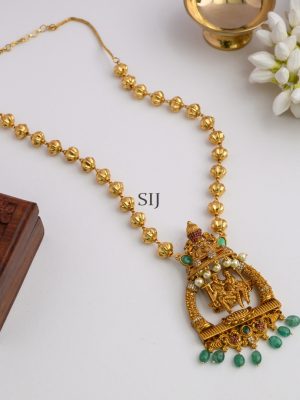 Traditional Radha Krishna Pendant Chain