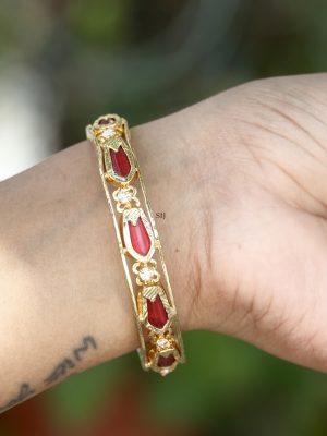 Traditional Ruby Attigai Bangles