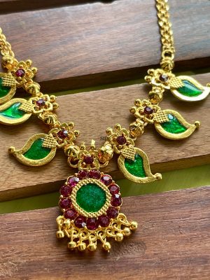 Traditional Simple Palakka Necklace