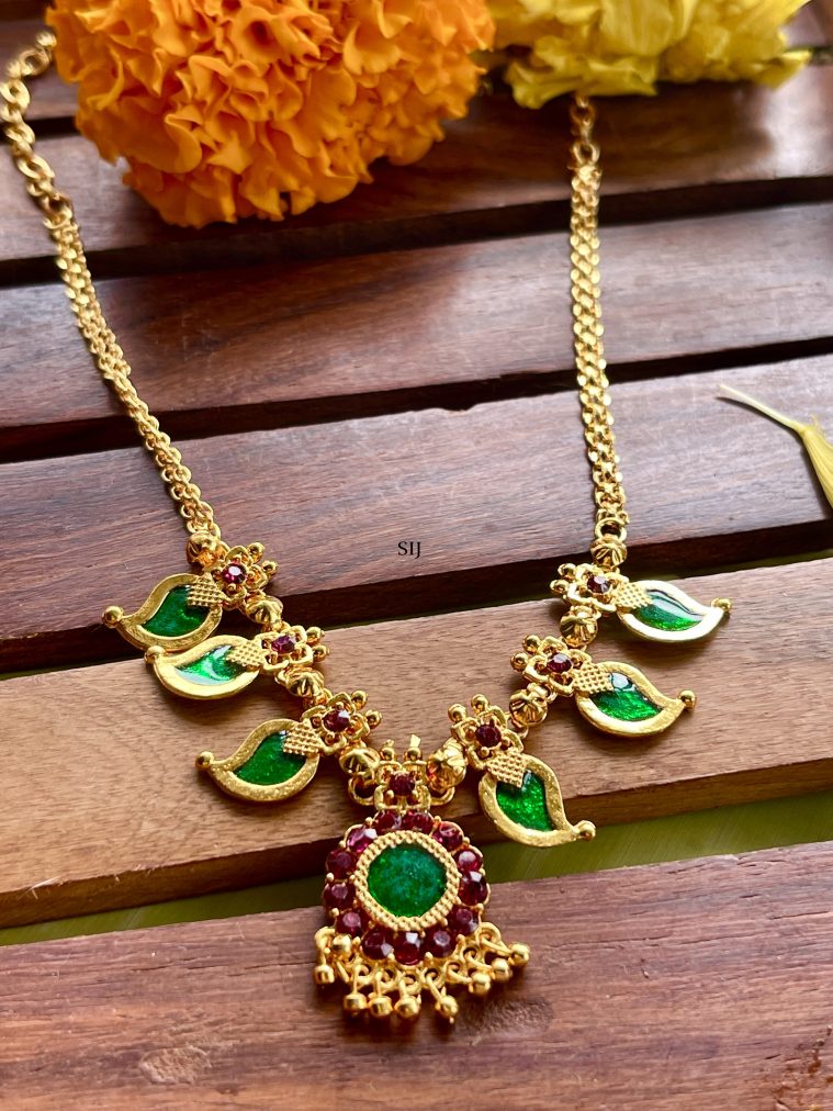 Traditional Simple Palakka Necklace