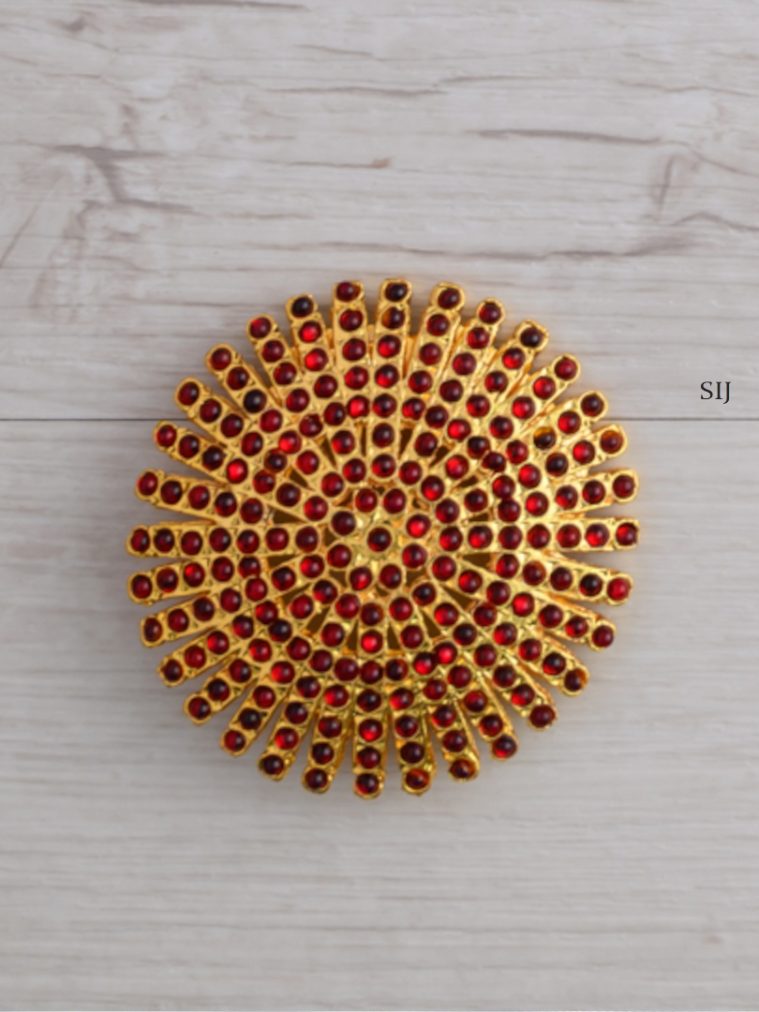 Traditional Spike Design Red Kemp Stone Rakodi