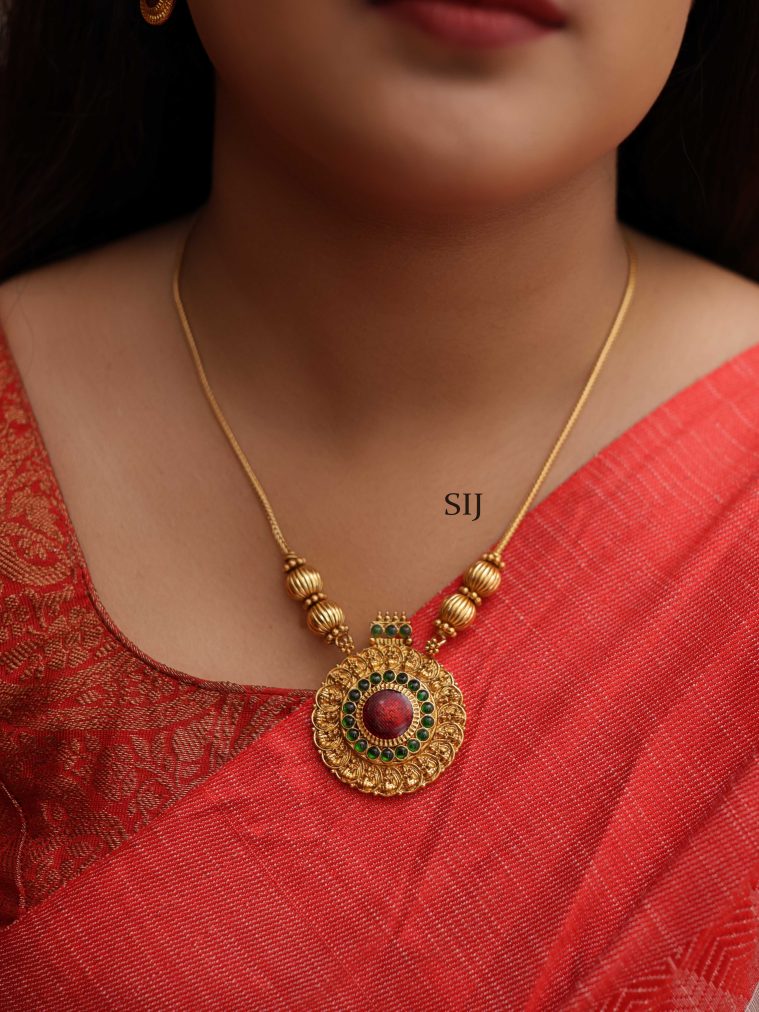 Ruby And Emerald Necklace VARIN01119