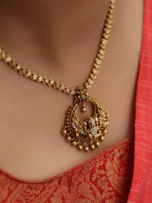 Lakshmi Antique Necklace VARIL01127