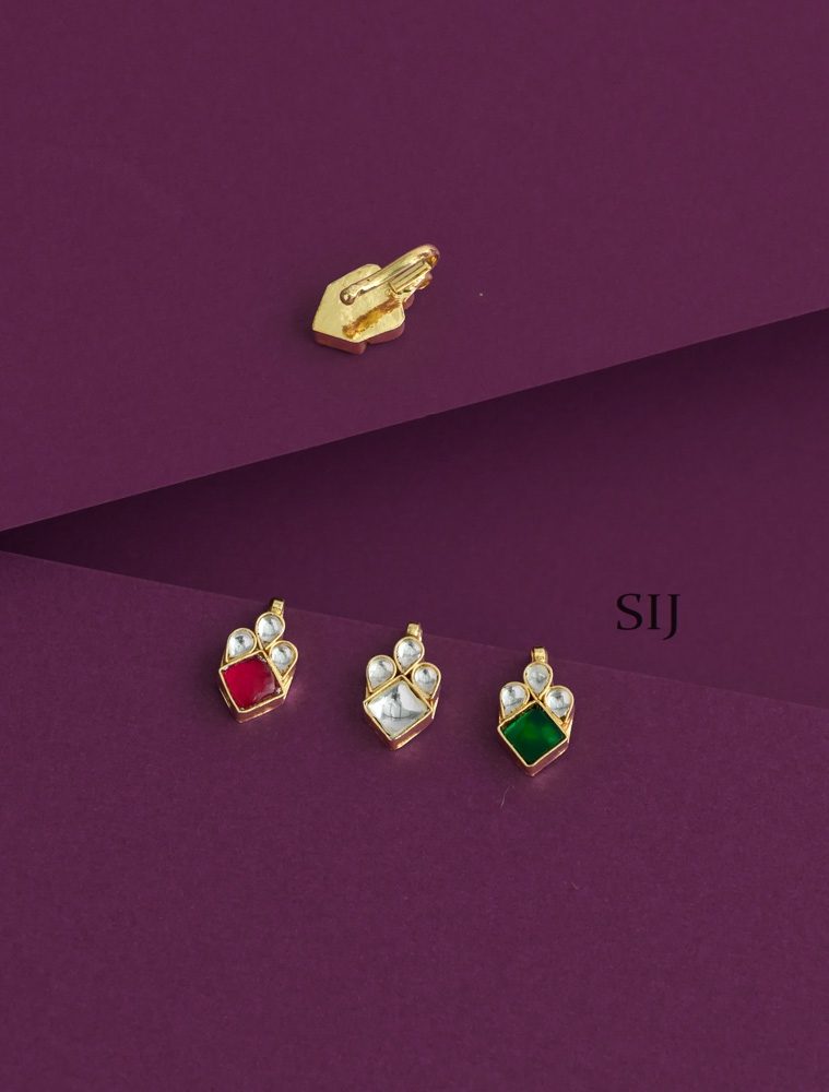 Jadau Kundan Nose Pin / Nath AADIPN01318