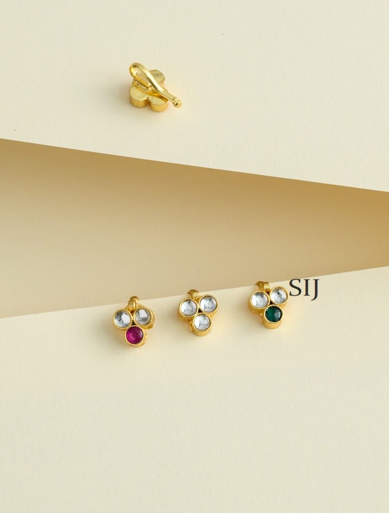 Jadau Kundan Nose Pin / Nath AADIPN01322