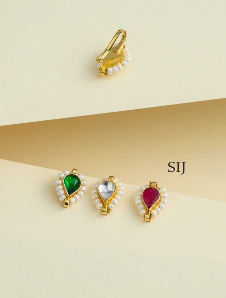 Jadau Kundan Nose Pin / Nath AADIPN01327