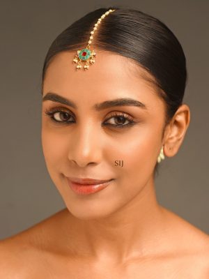 Pearl Paachi Kundan Maang Tikka ABDITK01974