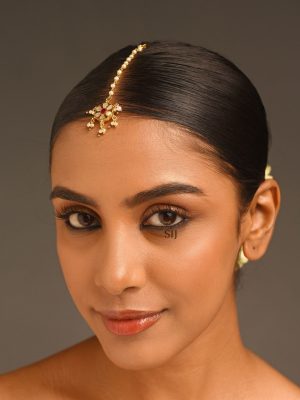 Pearl Paachi Kundan Maang Tikka ABDITK01975