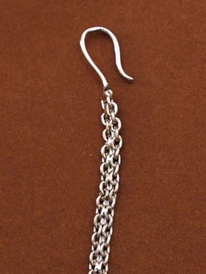 Silver Plated AD Stone Maang Tikka ABDITK01981