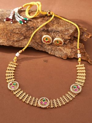 Antique AD Stone Necklace Set ABDIN01991