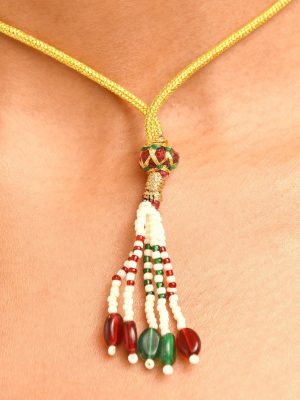 Antique AD Stone Necklace Set ABDIN01991