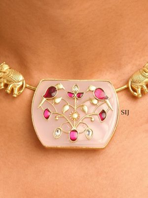 Elephant Antique Hasli Necklace ABDIN02001