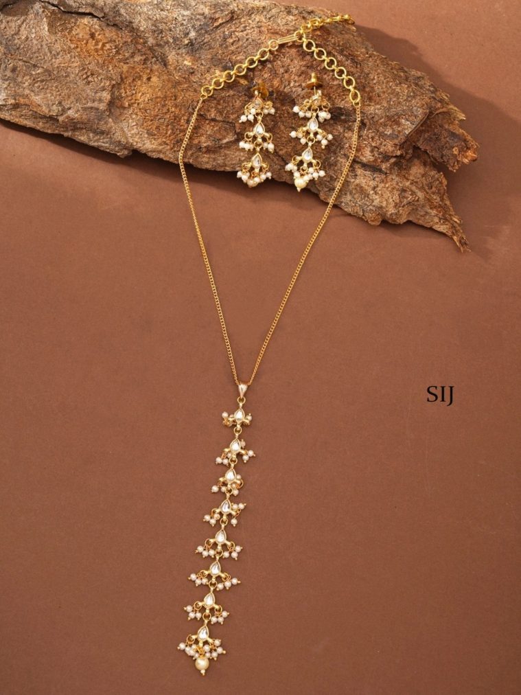Kundan Pendant Chain ABDIPC02003