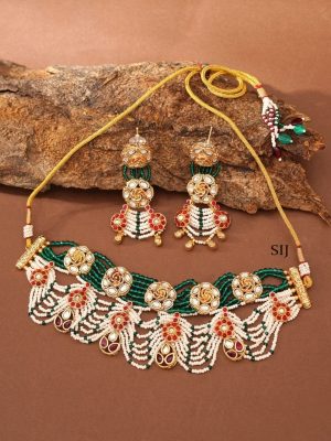 Rajwadi Beads Necklace ABDIN02006
