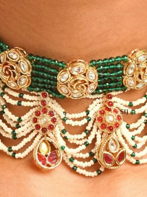 Rajwadi Beads Necklace ABDIN02006