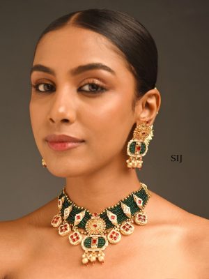 Rajwadi Beads Necklace ABDIN02007