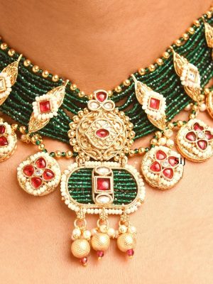 Rajwadi Beads Necklace ABDIN02007
