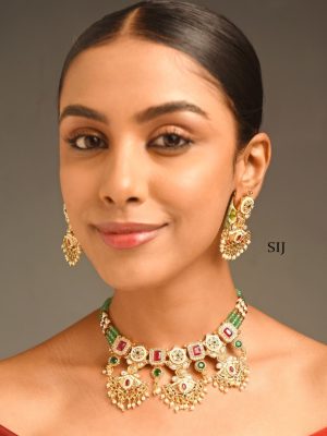 Rajwadi Beads Necklace ABDIN02008