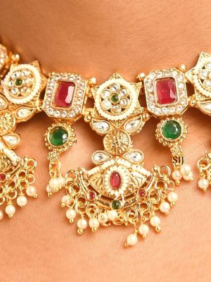 Rajwadi Beads Necklace ABDIN02008