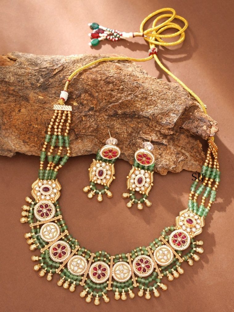 Rajwadi Beads Necklace ABDIN02009