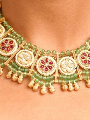 Rajwadi Beads Necklace ABDIN02009