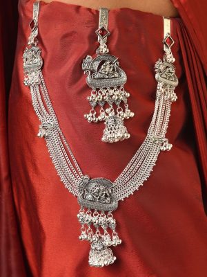 German Silver Saree Juda Combo ABDIS02018