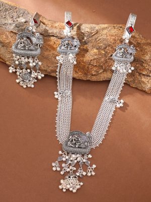 German Silver Saree Juda Combo ABDIS02018