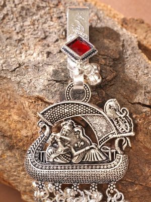 German Silver Saree Juda Combo ABDIS02018