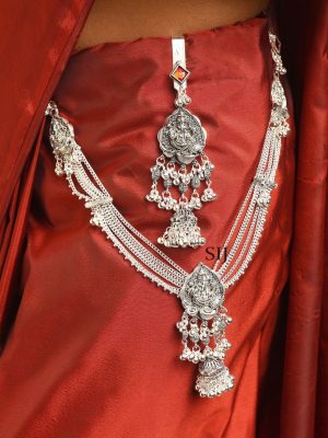German Silver Saree Juda Combo ABDIS02019