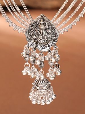 German Silver Saree Juda Combo ABDIS02019