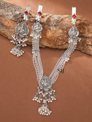German Silver Saree Juda Combo ABDIS02019