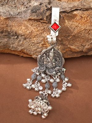 German Silver Saree Juda Combo ABDIS02019