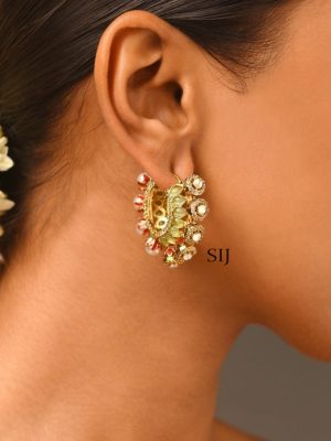 Chandbali Stone Earrings ABDIE02020