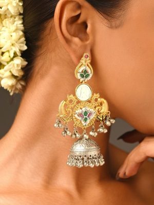 Dual Tone Jhumkas ABDIE02027