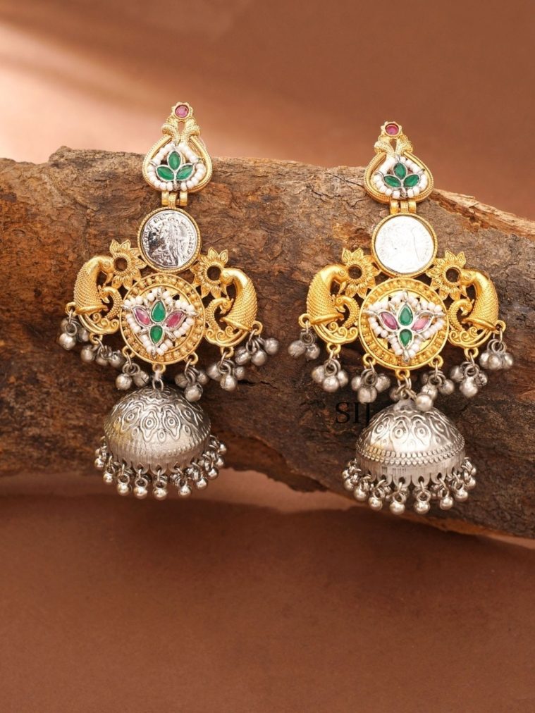 Dual Tone Jhumkas ABDIE02027
