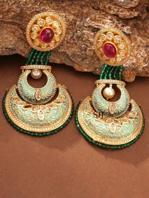 Kundan Beaded Earrings ABDIE02031