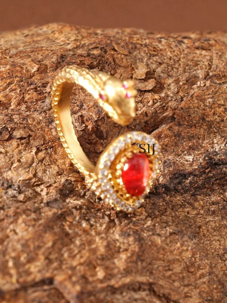 Snake Stone Finger Ring ABDIF02047