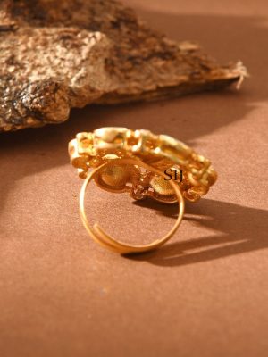 Polki Finger Ring ABDIF02048