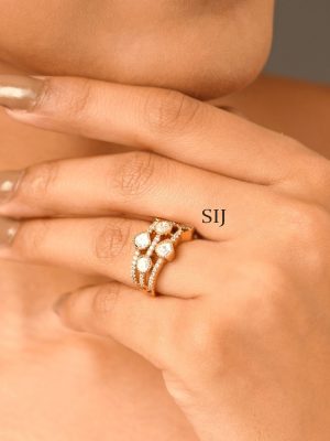 Polki Finger Ring ABDIF02049