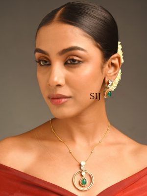 Polki Chain and Pendant ABDIPC02056