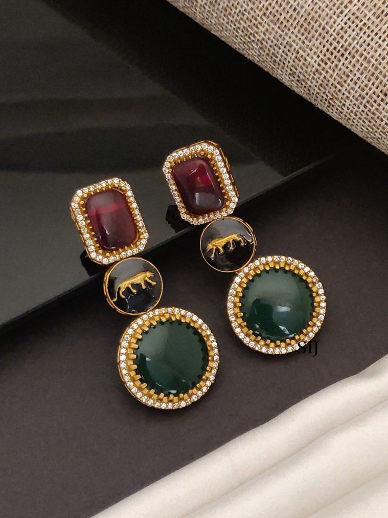 Enamel Earrings ABDIE02083