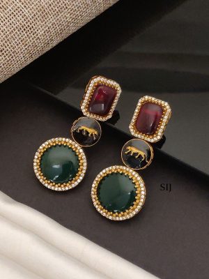 Enamel Earrings ABDIE02083