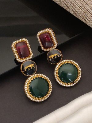 Enamel Earrings ABDIE02083