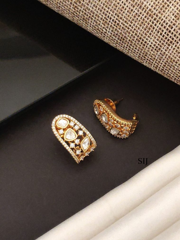 Polki Stud Earrings ABDIE02084