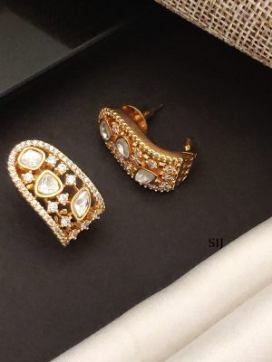 Polki Stud Earrings ABDIE02084