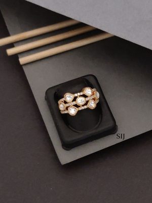 Polki Finger Ring ABDIF02089