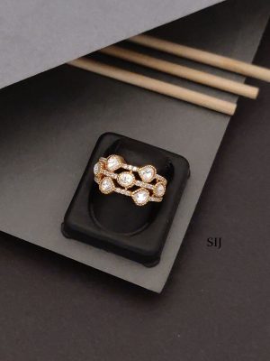 Polki Finger Ring ABDIF02089