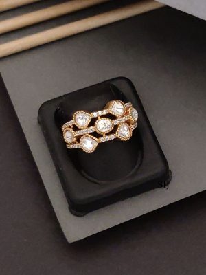 Polki Finger Ring ABDIF02089