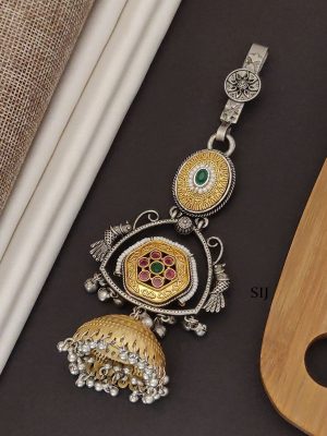 German Silver Saree Juda Pin ABDIS02090