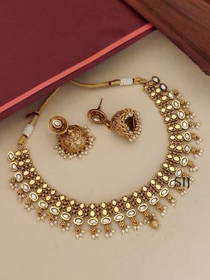 Polki Necklace ABDIN02106